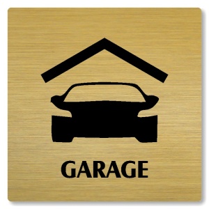 Garage, 118x118mm, zlatá, Nevada